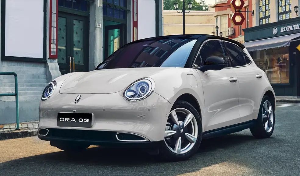 Vehículo eléctrico GWM ORA 03.