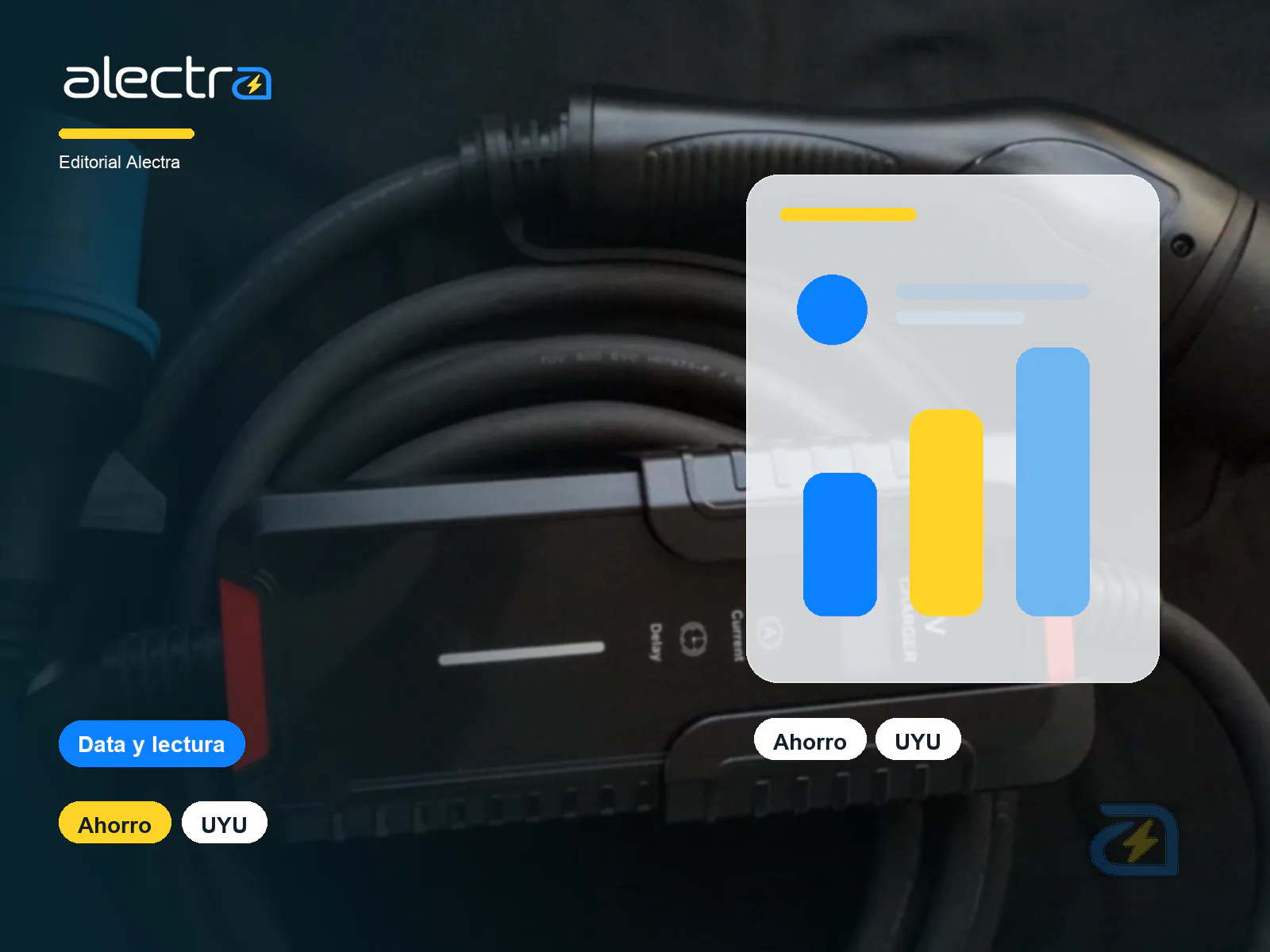 Ilustracion del calculador de ahorro de auto electrico